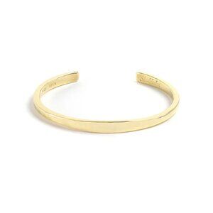 Studebaker Metals Workshop Cuff in Polished Brass Size Small